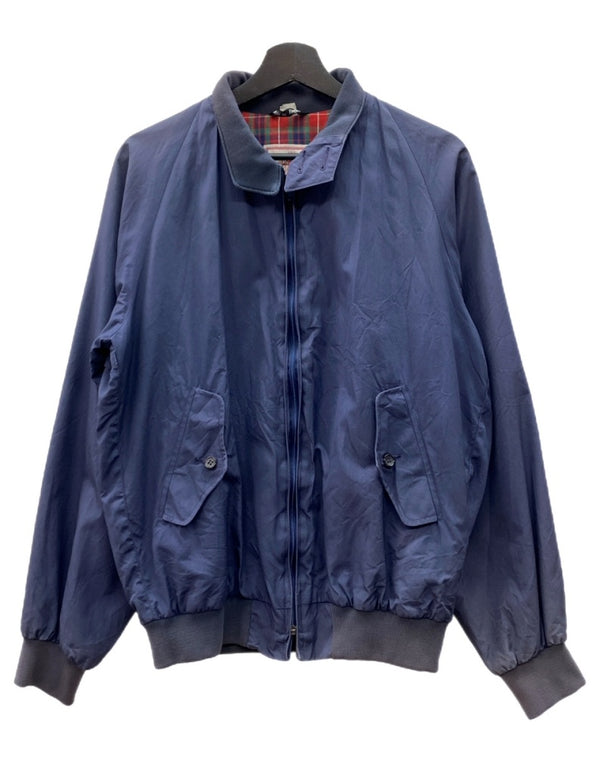 バラクータ BARACUTA G9 HARRINGTON JACKET ハリントン ジャケット スウィングトップ ジップアップ 裏地チェック アウター 紺 サイズ 38 ジャケット 無地 ネイビー 104MT-1679