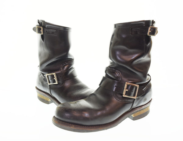 レッドウィング RED WING ENGINEER BOOTS エンジニアブーツ 黒 2268 メンズ靴 ブーツ エンジニア ブラック 25.5cm 103S-1023