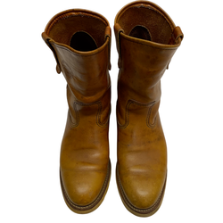 【曜日割引対象外】 レッドウィング RED WING 90's ペコスブーツ 緑犬タグ 犬刻印 97年製 7D 866 メンズ靴 ブーツ ペコスタイプ ブラウン 25cmサイズ 201-shoes1592 VB