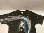 ヴィンテージ vintage 80s 90s 80's 90's Disney Fantasia Galaxy Mickey  ディズニー ファンタジア ミッキーマウス ギャラクシー  XL Tシャツ ブラック LLサイズ 101MT-3090