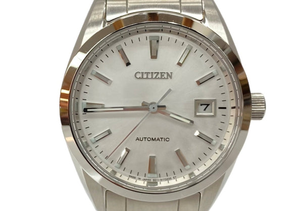 シチズン CITIZEN CITIZEN COLLECTION 中留 10気圧防水 自動巻き 裏スケ 腕時計 ウォッチ NB1050-59A 銀 9011-S125804 メンズ腕時計シルバー 104T-30