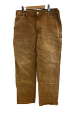 カーハート Carhartt DOUBLE FRONT WORK DUNGAREE ダブル フロント ワーク ダンガリー ペインターパンツ B01BRN チノパン ブラウン W36×L32 101MB-625