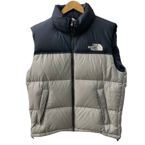 ノースフェイス THE NORTH FACE NUPTSE VEST ヌプシ ダウン ベスト ND92232 ベスト グレー Lサイズ 201MT-4839