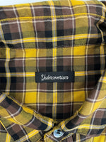 アンダーカバーイズム Undercoverism 切替チェック長袖シャツ 黄 UI1B4401 サイズ4 長袖シャツ イエロー 101MT-4854