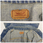 【曜日割引対象外】 リーバイス Levi's 70's~ 4th ワッペン デニムジャケット ジャケット ブルー 36サイズ 201MT-4471 VB