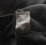 ヴェトモン VETEMENTS 18SS Tape Hoodie WSS18TR26 テープ デザイン スウェット プルオーバー パーカー  WSS18TR26  XS パーカ ブラック SSサイズ 103MT-2437