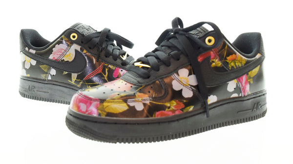 ナイキ NIKE Women's Air Force 1 Low "Black Floral" ウィメンズ エアフォース 1 ロー  ブラック フローラル  AO1017-002 レディース靴 スニーカー ブラック 24cm 103S-571