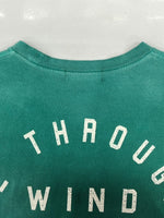 リベーレ LIBERE 24SS × WIND AND SEA ウィンダンシー Logo Tee ロゴ Tシャツ ヴィンテージ風 半袖 カットソー 緑 Tシャツ ロゴ グリーン Sサイズ 104MT-1134
