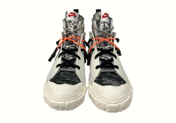 ナイキ NIKE 20年製 × READYMADE レディメイド BLAZER MID ブレーザー ミッド リサイクル シューズ 白 CZ3589-100 メンズ靴 スニーカー ホワイト 26.5cm 104S-663