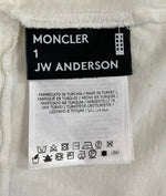 モンクレール MONCLER JW ANDERSON JWアンダーソン つぎはぎデザイン ボーダー 生成り G109E8C00009 Tシャツ ホワイト Sサイズ 101MT-4198