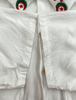 ヴィンテージ vintage 60s Service Bowling Shirt サービス ボーリング シャツ 開襟 刺繍 チェーン UNION MADE 半袖 白 サイズ 14-14 1/2 半袖シャツ ロゴ ホワイト 104MT-1220