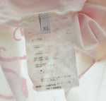 プラダ PRADA 2007ss Adam Neate アダムニートアーカイブ archive 総柄 プリント 半袖Tシャツ 白 Tシャツ ホワイト LLサイズ 103MT-2666