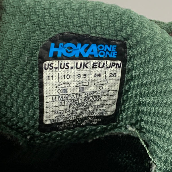 ホカオネオネ HOKA ONE ONE  マファテスピード2 MAFATE SPEED 2 1126851 メンズ靴 スニーカー グリーン 28cmサイズ 201-shoes1478
