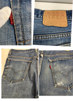 リーバイス Levi's 70's 70年代 517 66前期 ボタン裏2刻印 42TALON ZIPPER VINTAGE ヴィンテージ アメリカ製 MADE IN USA デニム ブルー W33L31 101MB-679