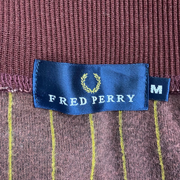 フレッドペリー FRED PERRY トラックジャケット ジャージ ワインレッド Mサイズ 201MT-4525