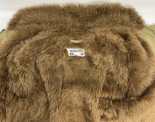 【曜日割引対象外】 ネイビーデパートメント NAVY DEPARTMENT N-1 デッキジャケット フライトジャケット NXsx15122 ジャケット カーキ 38サイズ 201MT-4442 VB