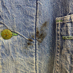 オシュコシュビゴッシュ OSHKOSH B'GOSH ~50's デニムカバーオール 襟コーデュロイ ジャケット ブルー 201MT-3577 VB