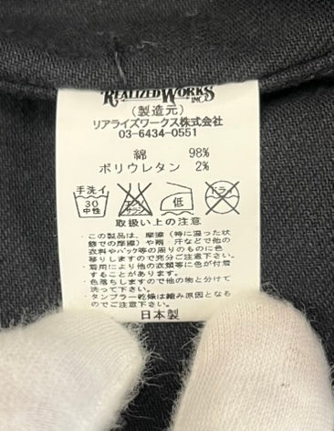 クライミー CRIMIE THE CRIMIE ブラックデニム ショップコート 無地 コート ブラック Mサイズ 101MT-4200