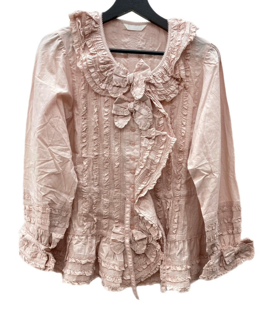 ピンクハウス PINK HOUSE 2023年 フリルいっぱい ローンオーバー