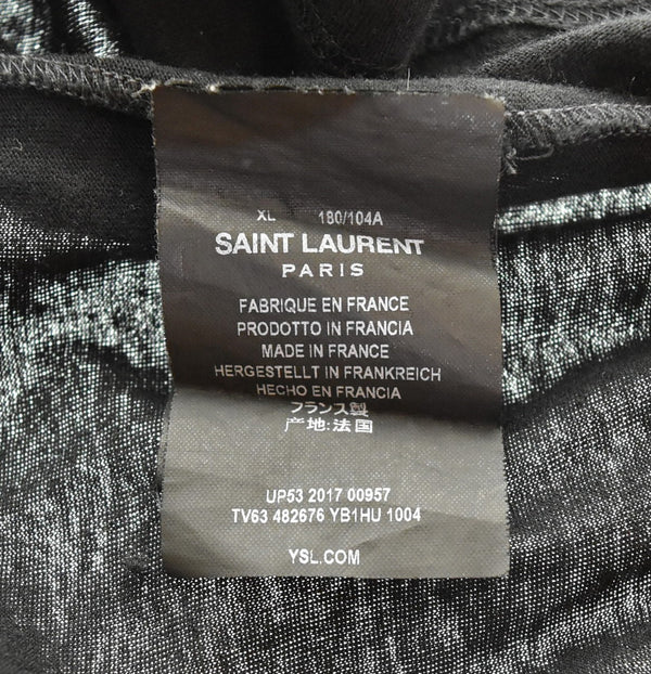 サンローラン Saint Laurent 2017年モデル リップ シガー ノースモーキング Tシャツ スモーキング リップ 482676 YB1HU 1004 482676 XL Tシャツ ブラック 103MT-3181