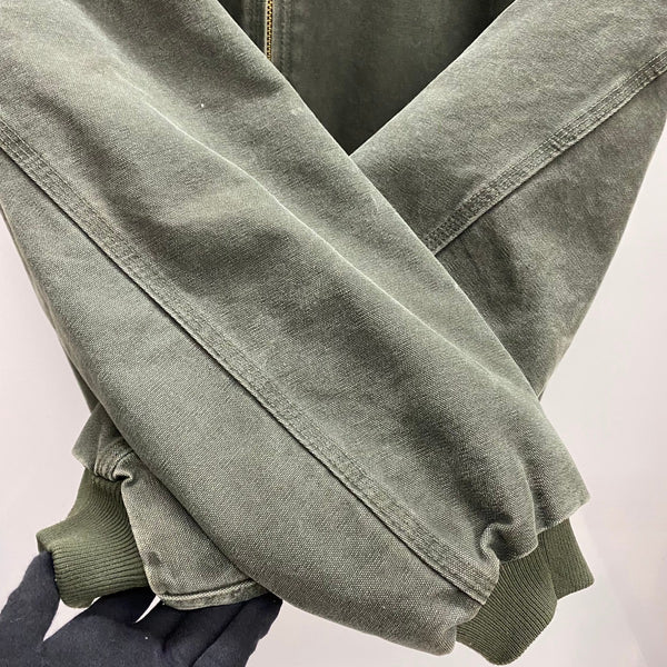 【曜日割引対象外】 カーハート Carhartt アクティブジャケット アクティブパーカー MOS メキシコ製 ジャケット グリーン Lサイズ 201MT-4708 VB