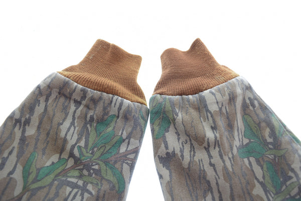US US古着 80s MOSSY OAK リアルツリー2wayブルゾン USA製 80's 短丈 デタッチャブル シンサレート ジャケット マルチカラー LLサイズ 103MT-2896