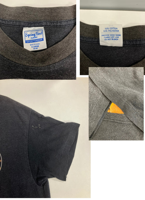 ヴィンテージ vintage 80's 80年代 Spring Ford BATMAN バットマン DCコミックス オフィシャル 映画 プロモーション ムービーT XL Tシャツ ブラック LLサイズ 101MT-4816