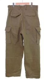 ミリタリー Military M-47 前期 トップボタン2つ カーゴパンツ カーキ カーゴパンツ カーキ 103MB-572
