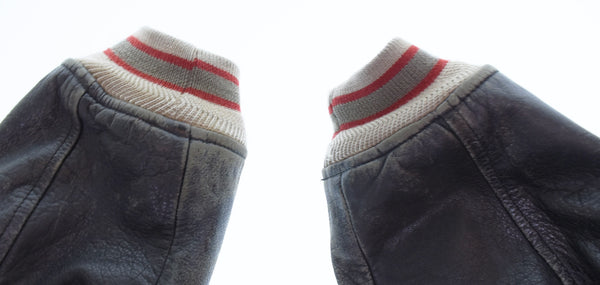 サブストリート Sab Street  90年代 メルトン ウールスタジャン ジャケット レッド 103MT-3240