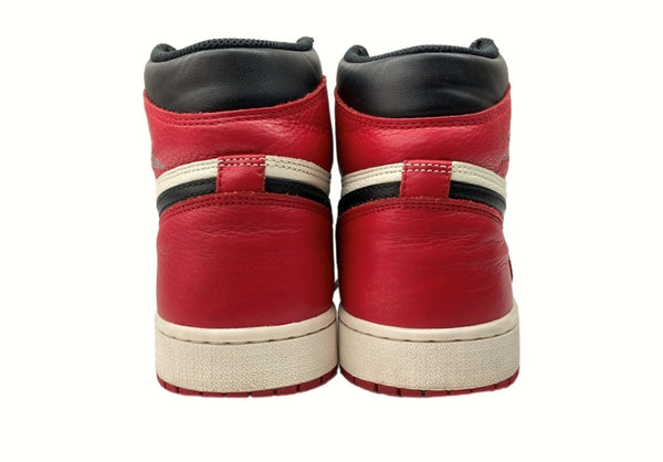 ナイキ NIKE 17年製 AIR JORDAN 1 RETRO HIGH OG GYM RED エア ジョーダン レトロ ハイ ジム レッド AJ1 白 赤 黒 555088-610 メンズ靴 スニーカー ブラック 27cm 104-shoes537