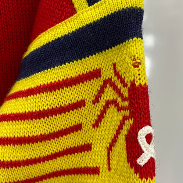 【曜日割引対象外】 ヴィンテージ vintage 70's DEMETRE SPIDER KNIT SWEATER セーター レッド Mサイズ 201MT-4206 VB