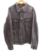 リー Lee ライダー ジャケット スリム  RIDER JACKET SLIM ブラック デニム BLACK DENIM 先染め  XXL ジャケット ブラック 103MT-3495