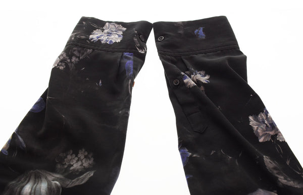 ラッドミュージシャン LAD MUSICIAN DECHINE FLOWER STANDARD SHIRT フラワースタンダードシャツ 2118-105 42 長袖シャツ ブラック 103MT-2218