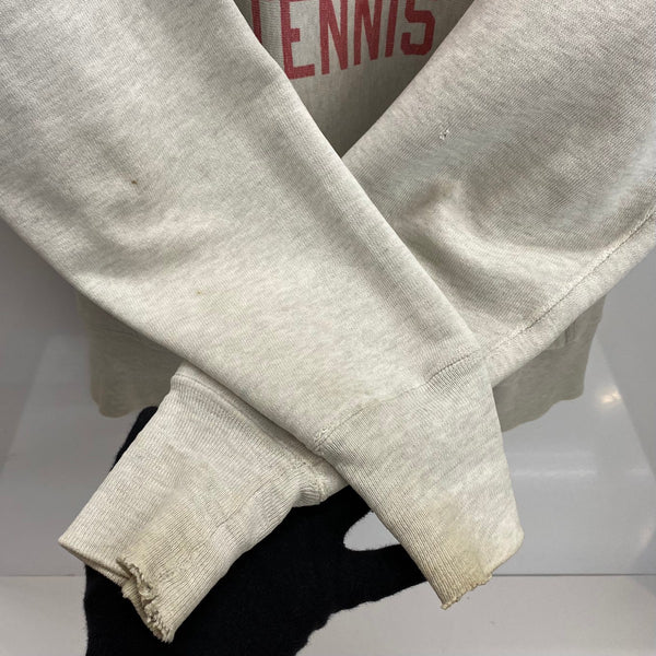 【曜日割引対象外】 チャンピオン Champion 70's 初期単色タグ USA製  リバースウィーブ 三段プリント スウェット グレー Lサイズ 201MT-4285 VB