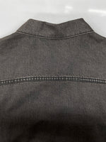 イージー YEEZY SEASON 5 DENIM JACKET デニム ジャケット ワーク オーバーサイズ Gジャン アウター 灰 ジャケット 無地 グレー XLサイズ 104MT-1705