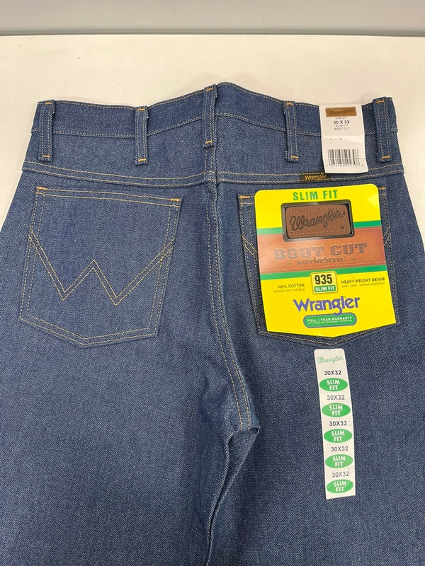 ラングラー Wrangler DEAD STOCK カウボーイ ブーツカット デニムパンツ インディゴ 青 30×32 935NAV デニム ブルー 30 101MB-763