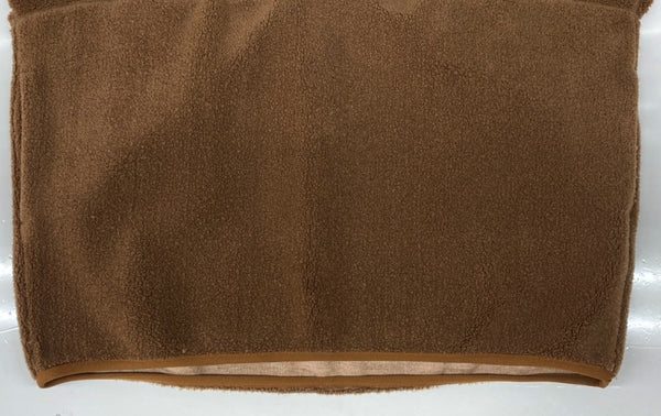 グラフペーパー Graphpaper Wool Boa High Neck Pullover ウール ボア ハイネック プルオーバー フリース ハーフボタン ジャケット キャメル 茶 GU183-70102 サイズ 2 ジャケット 無地 ブラウン 104MT-1891