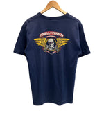 パウエル ペラルタ POWELL PERALTA 00's SKATEBRADS ロゴ 両面 プリント Tシャツ ネイビー Mサイズ 101MT-4240