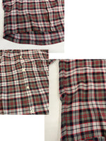 ヴィンテージ vintage 50's～60's 50年代 60年代 harper チェック 開襟 オープンカラーシャツ ボックス ループカラー 半袖シャツ レッド Mサイズ 101MT-4128