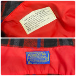 【曜日割引対象外】 ペンドルトン PENDLETON 70's ウール チェックシャツ ボードシャツ ネルシャツ オープンカラー USA製 長袖シャツ レッド XLサイズ 201MT-4773 VB