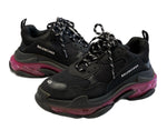 バレンシアガ BALENCIAGA TRIPLE S Clear Sole Black Pink Neon トリプルS クリアソール 黒 ピンクネオン メンズ靴 スニーカー ブラック 28.5cm 101-shoes1792