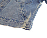 ラルフローレン RalphLauren 80s 90s 白タグ デニムトラッカージャケット 4つポケット 80's 90's ジャケット ブルー Lサイズ 103MT-3559