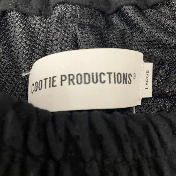 クーティープロダクションズ COOTIE PRODUCTIONS Punching Faux Suede Easy Shorts ハーフパンツ ブラック Lサイズ 201MB-1073