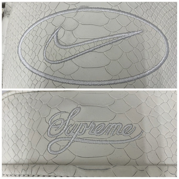 シュプリーム SUPREME × NIKE 25SS Leather Shoulder Bag バッグ メンズバッグ ショルダーバッグ・メッセンジャーバッグ ホワイト 201goods-779
