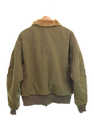 ミリタリー Military 40s U.S.ARMY AIR FORCE B-10 Flight Jacket 40's USAAF フライトジャケット コの字エンド 42 ジャケット カーキ 103MT-3521