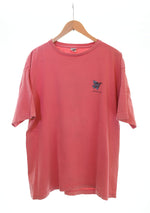 パタゴニア PATAGONIA 90s USA製 鳥 胸ロゴ プリント半袖Tシャツ  Tシャツ ピンク LLサイズ 103MT-1896