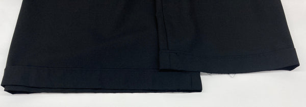 ジャンポールゴルチエ Jean Paul GAULTIER CLASSIQUE WOOL WIDE PANTS ウール ワイド パンツ 変形 スカート ジップフライ ズボン 黒 無地 スラックス ブラック サイズ 48 104MB-284