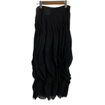 ジュンヤ ワタナベ JUNYA WATANABE COMME des GARCONS ドレートスカート JD-S002 スカート ブラック Sサイズ 201LB-95