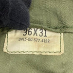 【曜日割引対象外】 ヴィンテージ vintage 70's US.ARMY ファイヤーマンパンツ ミリタリー 8415-00-577 カーゴパンツ カーキ 36×31サイズ 201MB-865 VB