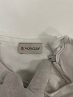 モンクレール MONCLER LUNGA LS T-SHIRT メッシュ切り替え 白 C-SCOM-20-40419 ロンT ホワイト Sサイズ 101MT-5115